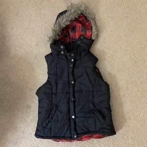 Bongo Unisex Children’s Black Puffer Vest- Extra Large